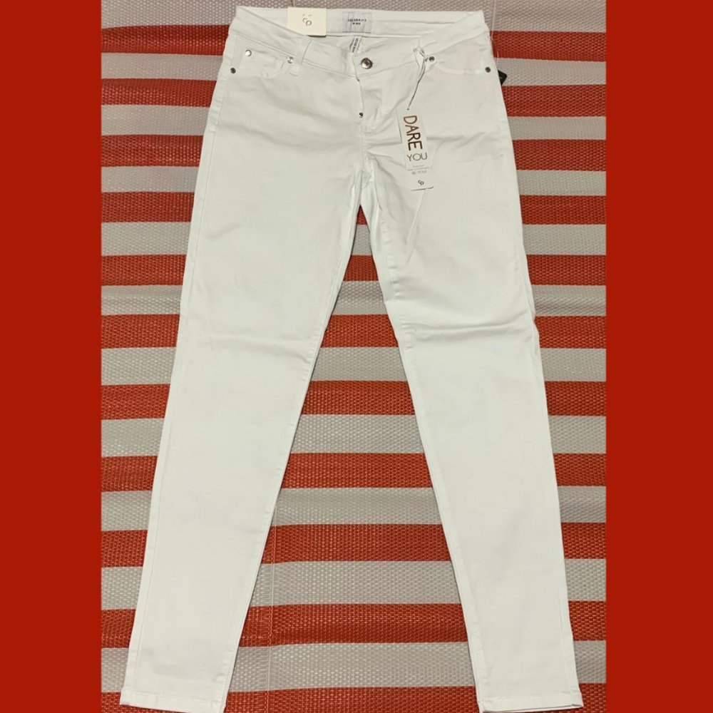 White stretch Skinny Jeans